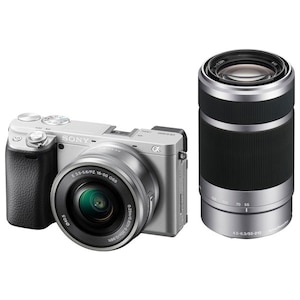 ソニー
ミラーレス一眼カメラ「α6400」ダブルズームレンズキット（シルバー）
SONY
ILCE-6400Y-S